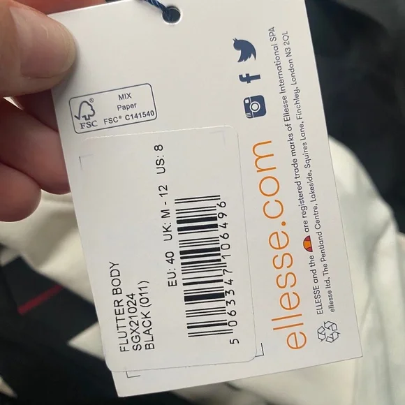 Ellesse Flutter Bodysuit - Picture 5 of 8